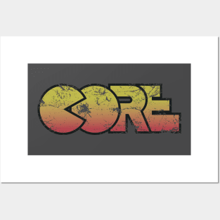 Tomb Raider – Core Design Logo (distressed version) Posters and Art